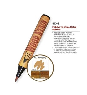 Marvy Wood Stain Ahşap Rötuş Kalemi MAUN (MAHOGANY) 