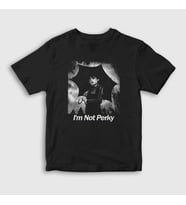 Presmono Unisex Çocuk Siyah Perky Wednesday Addams Family Addams Ailesi T-Shirt 365849tt