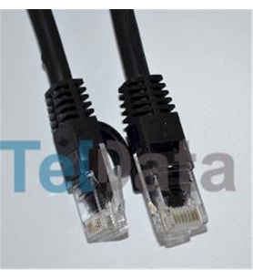 Teldata TLD-100S Cat6 1MT Siyah Utp Patch Kablo