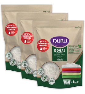 Lexroo Doğal Granül Matik Sabun Klasik 3 x 1 kg