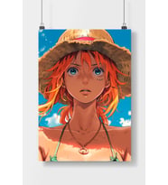 One Piece Nami Anime Poster Çerçevesiz Poster Kağıdı