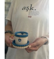 KALPLİ NAZAR MUG (Karışık)