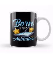 Born To Be An Animator Professional Artist Kupa Bardak Porselen