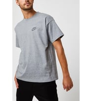 Nike Revival Oversize Unisex Short Sleve Tee Gray Bol Kesim Unisex Tişört Gri
