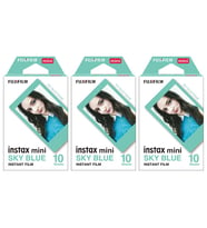 Instax mini Sky Blue Edition 10x3 Film Seti