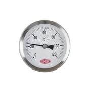 Termometre Arkadan Çıkışlı Q100 - 0 - 160°C 10 Cm 1/2