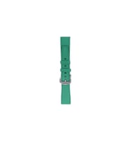 Fro LW38-43 20 mm Hakiki Deri Safiano Yeşil Kordon Silver Toka