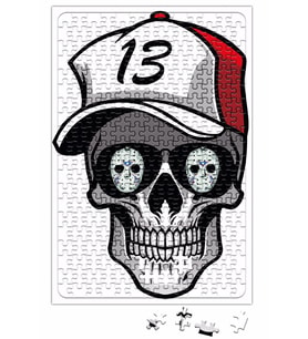 Caveira Bone Puzzle 240 Parça Yapboz
