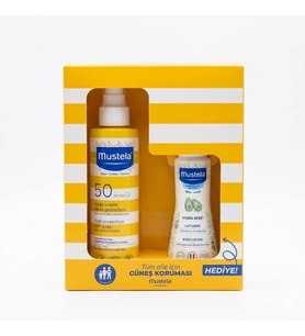 Mustela Set - Very High Protection Güneş Spreyi SPF50+ 200 ml + Losyon 100 ml