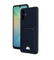Samsung Galaxy A07 4G Kelvin Kartvizitli Silikon - Lacivert