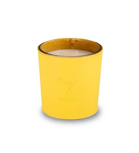 Deri Soul Sarı Bitkisel Mum 500gr Vanilya, Tütün, Tarçın (Açık Sarı)