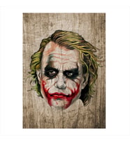 Joker Çizim Art Mdf Poster