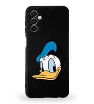 Samsung Galaxy M23 Uyumlu Lansman Kılıf Altı Kapalı İçi Kadife  Donald Duck-B Tasarımlı  Kapak (Şeffaf)