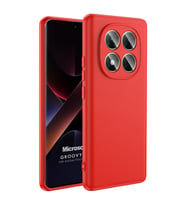 Microsonic Xiaomi Poco X7 Kılıf Groovy Soft Kırmızı (Kırmızı)