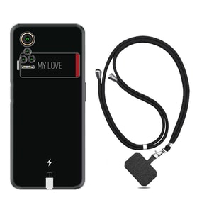 General Mobile GM 21 Pro GM 22 Pro Plus Kılıf Boyun Askılı Silikon My Love 1402