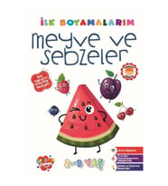 İlk Boyamalarım - Meyve veSebzeler