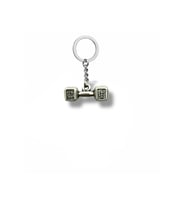Gücünü Yanında Taşı – Dambıl Figürlü Unisex Metal Anahtarlık