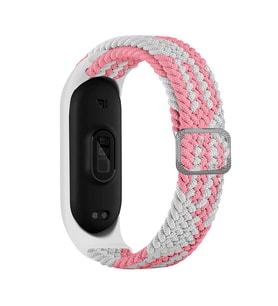 Xiaomi Mi Band 3 Uyumlu Kordon Örgü İşlemeli Yumuşak Hasır KRD-49 Kayış