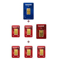 Nadir Gold 24 Ayar 20 Gram Altın (1 Ad 10 Gram Altın + 1 Ad 5 Gram Altın + 5 Ad 1 Gram Altın )