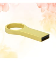 KİŞİYE ÖZEL İSİM BASKILI METAL KUTULU METAL USB BELLEK 2.0 16GB (Gold)