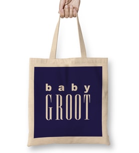 Guardians Of The Galaxy Baby Groot Bez Çanta Uzun Saplı