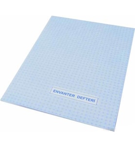 DİLMAN ENVANTER DEFTERİ NUMARALI KARTON KAPAK 19.5x26.5cm 24 YP.
