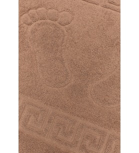 Ayak Havlusu 50x70 cm 2'li Set Cappuccino (Kahverengi)