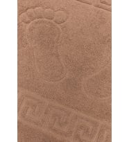 Ayak Havlusu 50x70 cm 2'li Set Cappuccino (Kahverengi)