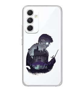 Samsung Galaxy A54 Uyumlu Harry Potter Desenli Şeffaf Telefon Kılıfı
