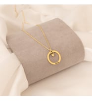 ÇEMBER HARFLİ İSİM KOLYE (Gold)
