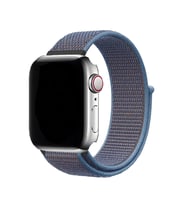 E2M APPLE WATCH 42-44M-45-49M KRD-03 HASIR KANVAS MAVİ K