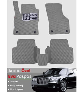 CHRYSLER 300C (2004-2011) Uyumlu EVA Paspas Tam Set–Araca Özel,Su Geçirmez,Kolay Montaj