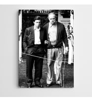 Godfather Carlione ve Michael Kanvas Tablo