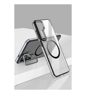 Joko Samsung Galaxy S24 Crystal Magsafe Kapak - Siyah