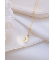 Kişiye Özel Minimal Karınca Kolye 925K Gümüş (Gold)