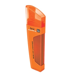 Serve Double Fosforlu Kalem + Kalem Ucu 2B 0.7 mm Turuncu