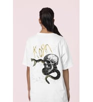 Korn Rock Metal Sırt Baskılı Unisex Oversize Müzik Grubu Tişört