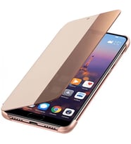 Huawei Mate 30 Lite Yarım Cam Kapaklı Kılıf (Rose - Gold)