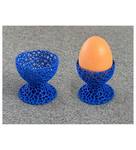 Alvera 3d Collection 6'lı Dekoratif Yumurtalık Seti Modern Tasarım Yumurtalık 3D Baskı Kahvaltılık Yumurta Standı Renk Seçenekli