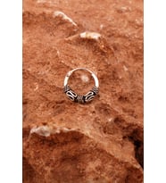 Sarma Tasarım Gümüş 13 Mm Erkek Küpesi 6899