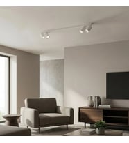 RİOLIGHT MODERN1 BEYAZ1 HAREKETLİ BAŞLIK 4XGU10 SIRALI LED SPOT AVİZE(AMPUL DAHİLDİR)UZUNLUK 120CM