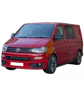 Vw Transporter T5 Ön Ek Sisli Karlık Mat Siyah Plastik 2010 2011 2012 2013 2014 2015 2016