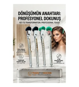 Kadife Uçlu, Paslanmaz Çelik Profesyonel Saç Ayırma Pens Toka 723022