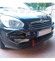 Hyundai Accent Era 2006-2012 Uyumlu Üniversal Laguna Lip Esnek Ön Lip 2 Parça Tampon Karlık Ön Ek