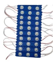 12 Volt 1.2 Watt 3 Lensli Mavi 2835 SMD Led Modül IP65 10 Adet Modül