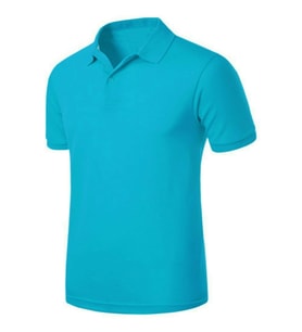 Unisex Polo Yaka Kısa Kol Okul T-shirt