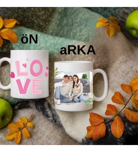 Kişiye Özel Love Temalı Bardak