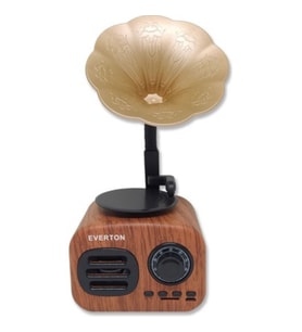 Everton RT-705 Gramafon Görünümlü Bluetooth Hoparlör & Mini Radyo