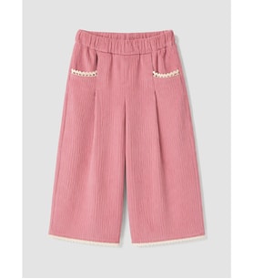 LCW Kids Pembe Regular Fit Kız Çocuk Kadife Pantolon