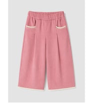 LCW Kids Pembe Regular Fit Kız Çocuk Kadife Pantolon